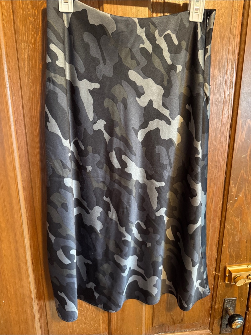 Express Camo Midi A Line Skirt size Medium